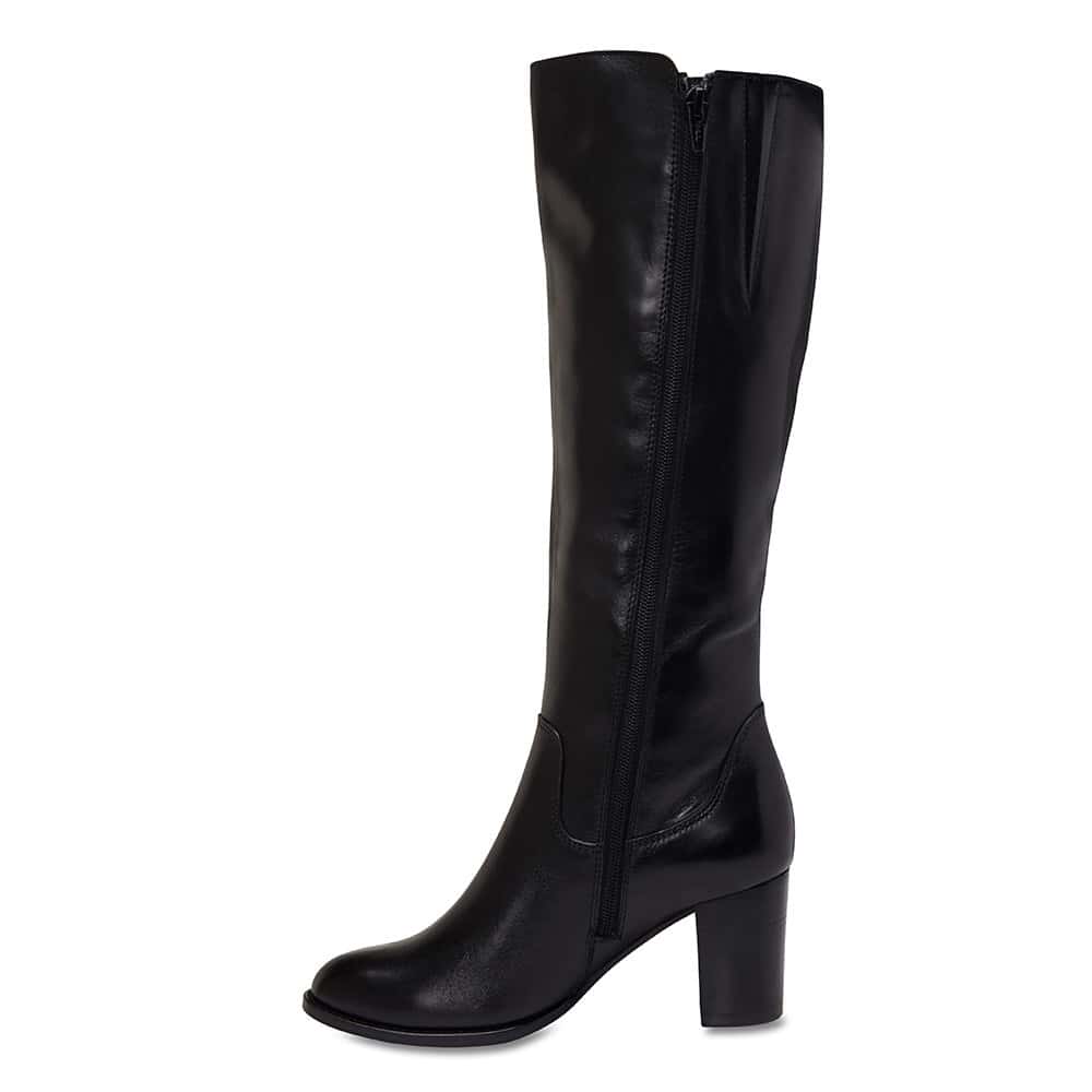 Germaine Boot in Black Leather
