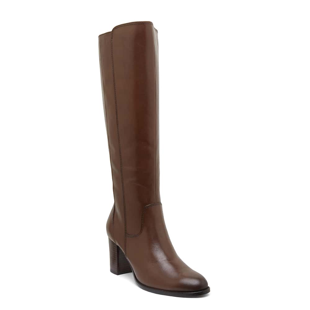 Germaine Boot in Brown Leather | Jane Debster | Shoe HQ