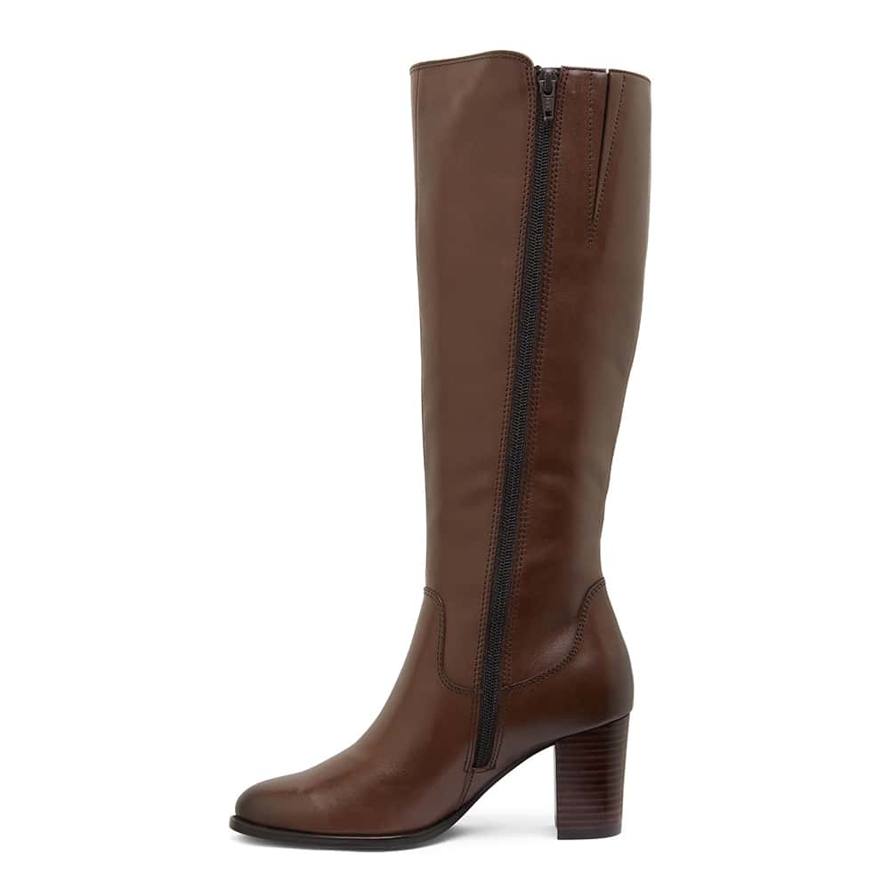 Germaine Boot in Brown Leather | Jane Debster | Shoe HQ