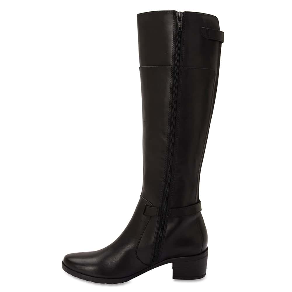 Hamish Boot in Black Leather | Jane Debster | Shoe HQ