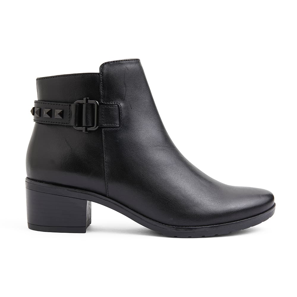 Harland Boot in Black Leather | Jane Debster | Shoe HQ