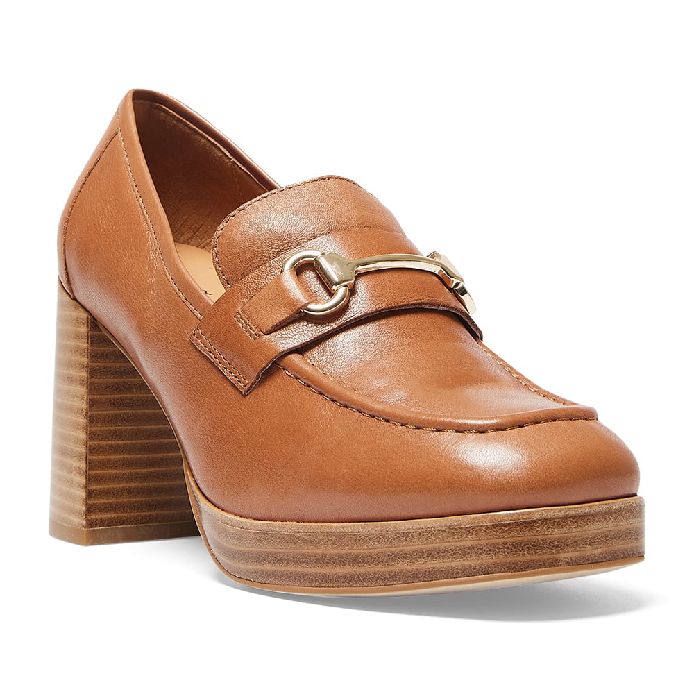 Heidi Loafer in Tan Leather