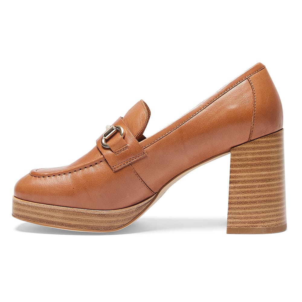 Heidi Loafer in Tan Leather