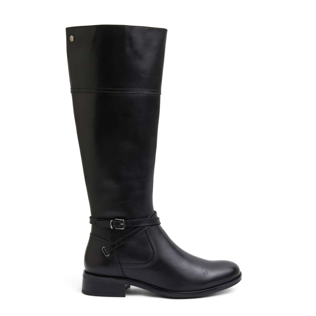 Ivana Boot in Black Leather | Jane Debster | Shoe HQ