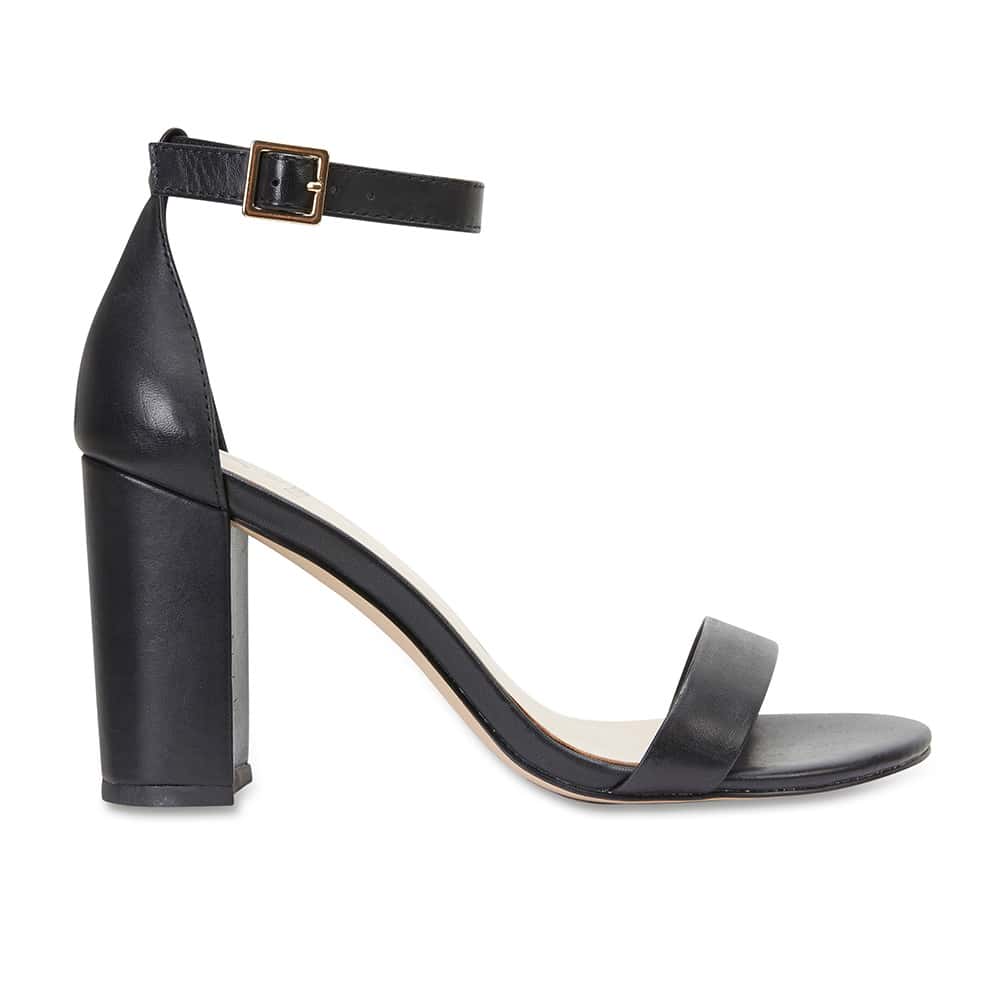 Jane Debster | Odyssey Heel in Black Leather