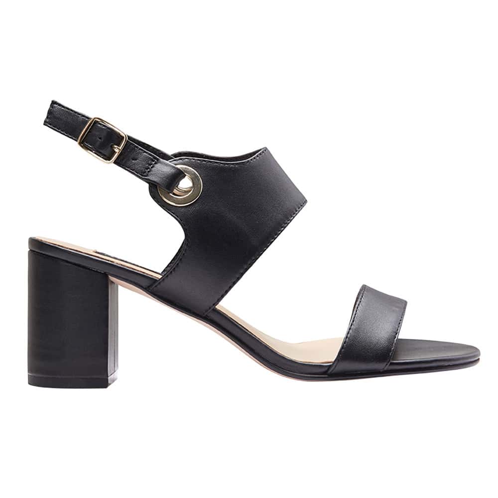 Jane Debster | Pride Heel in Black Leather