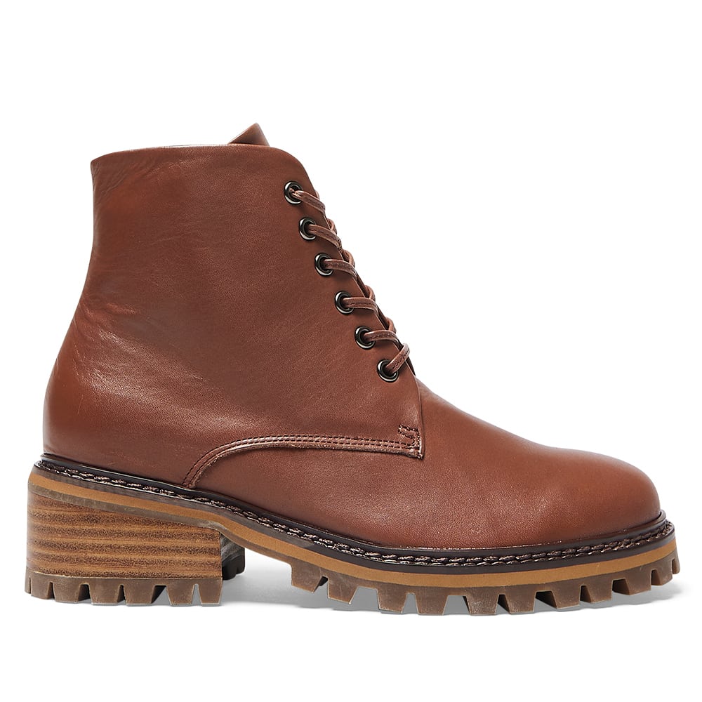 Tasman Boot in Cognac Leather