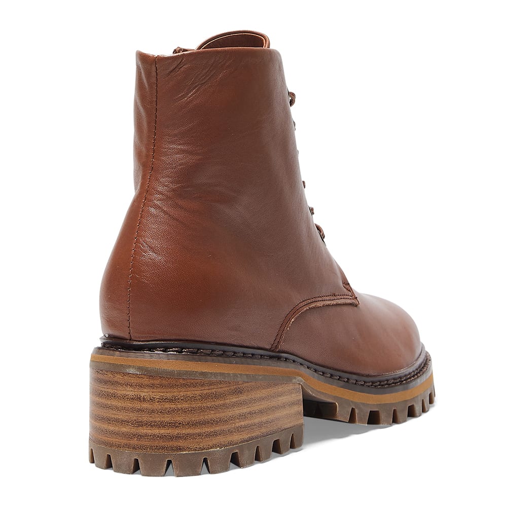 Tasman Boot in Cognac Leather