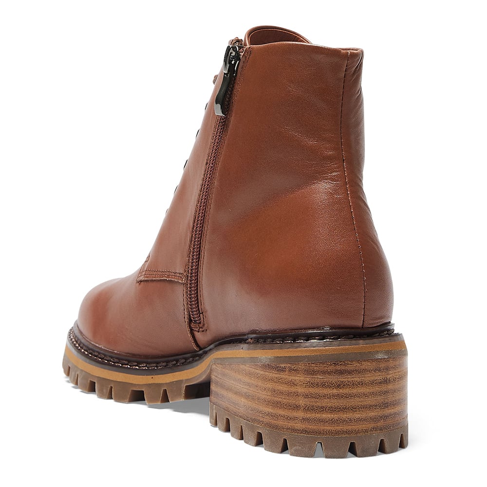 Tasman Boot in Cognac Leather