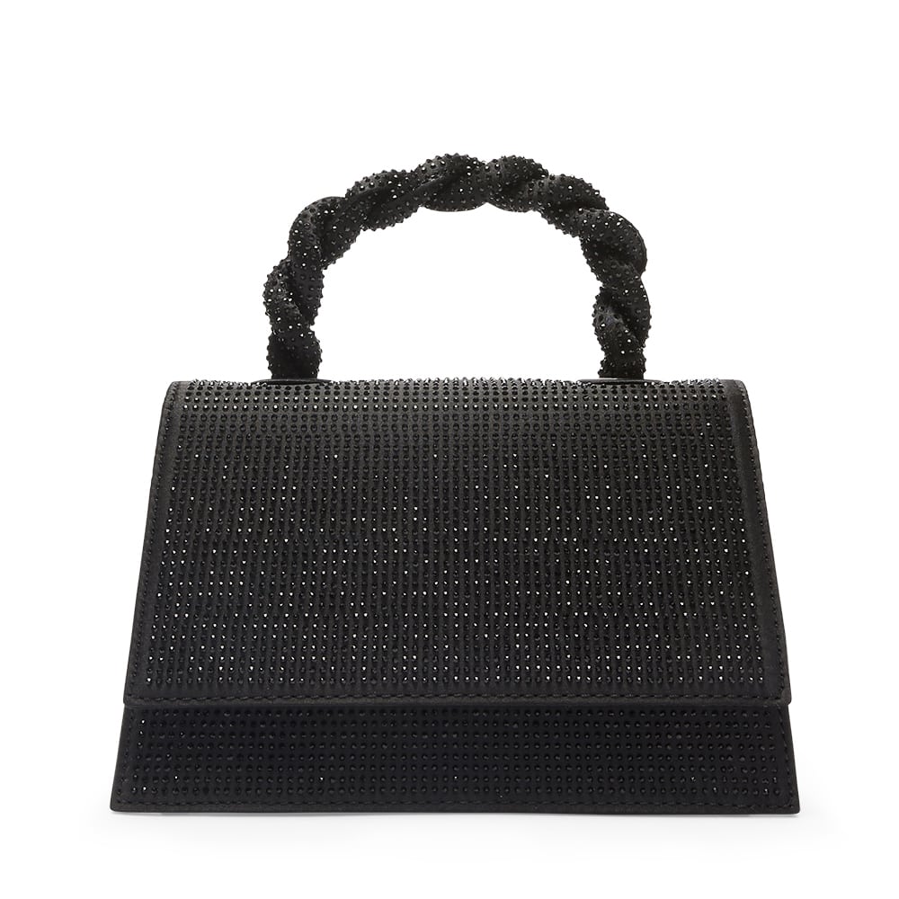 Kasper Handbag in Black Crystal