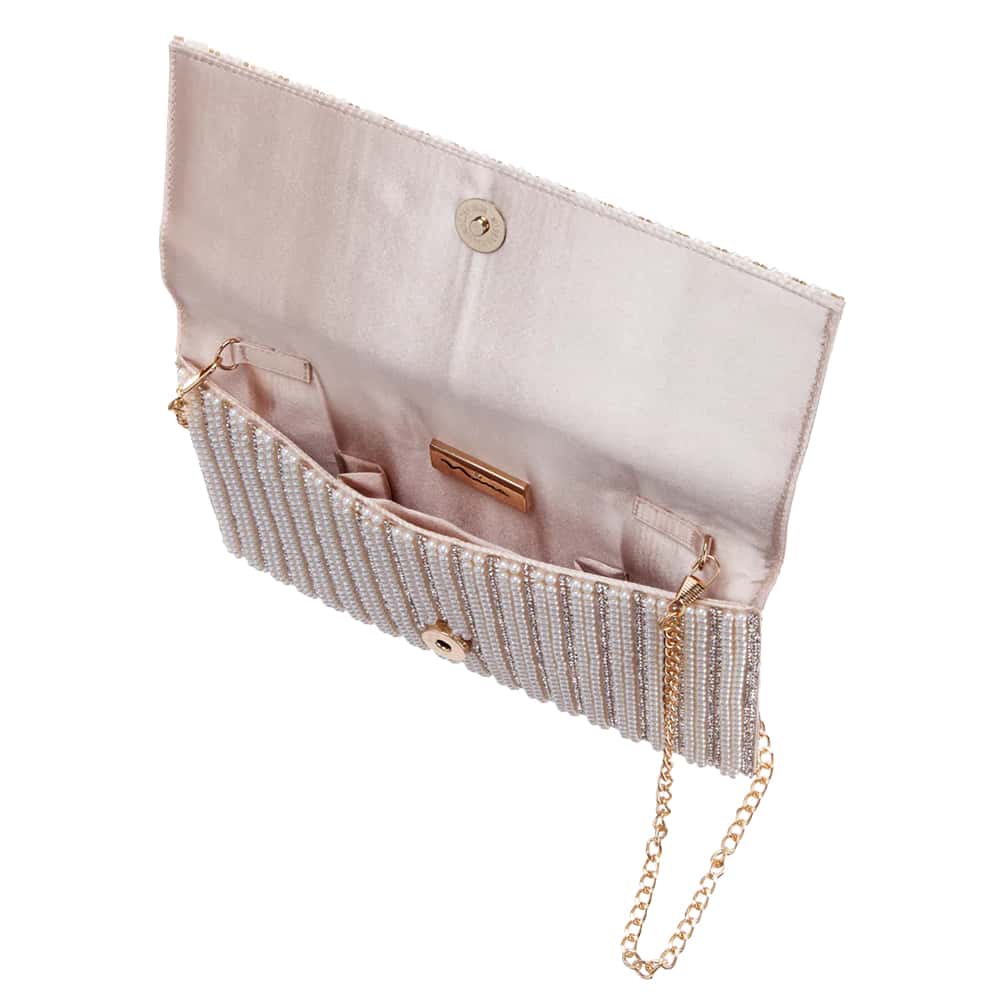 Kimora Handbag in White Pearl