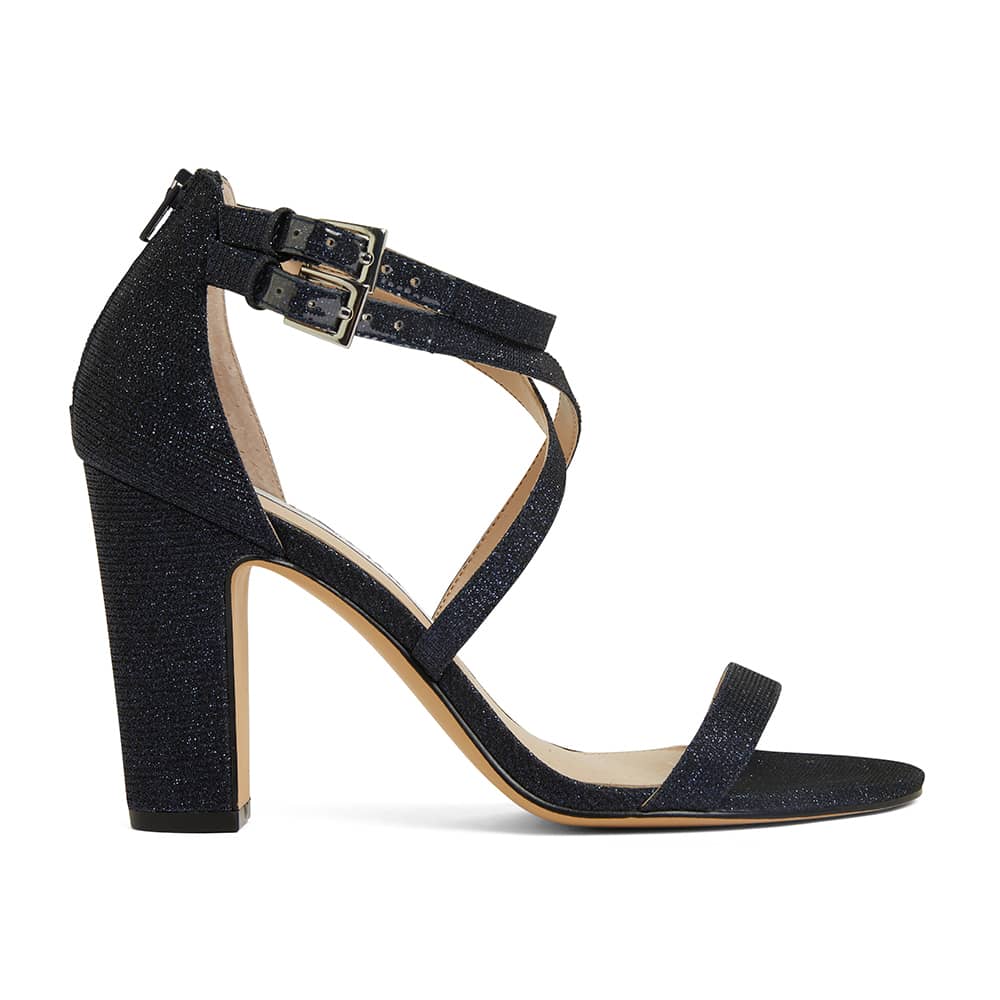 Shari Heel in Navy