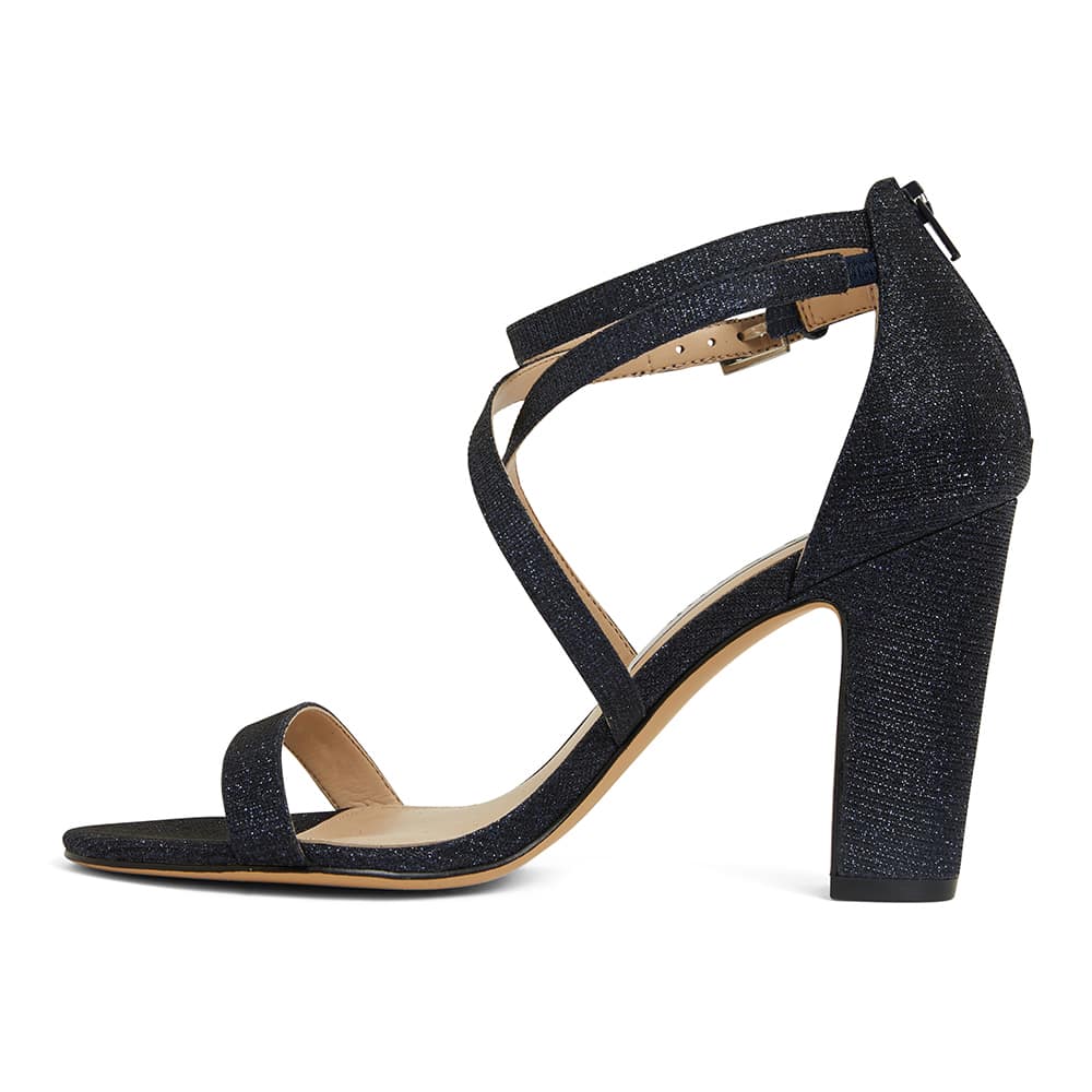 Shari Heel in Navy