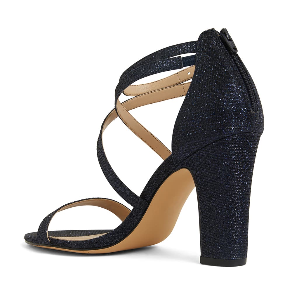 Shari Heel in Navy