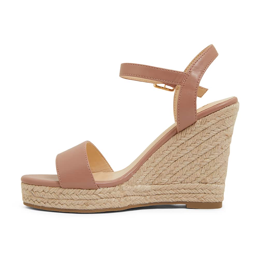 Amato Espadrille in Blush Smooth