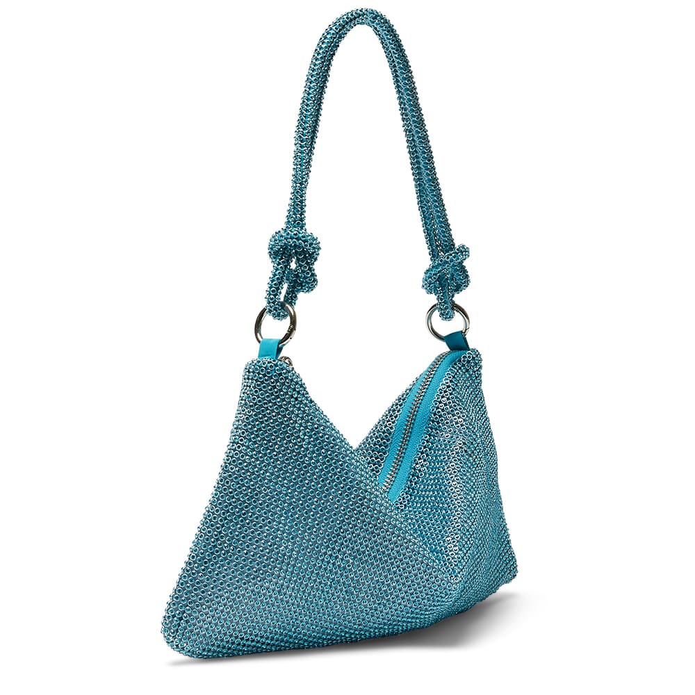 Bree Handbag in Blue Mesh