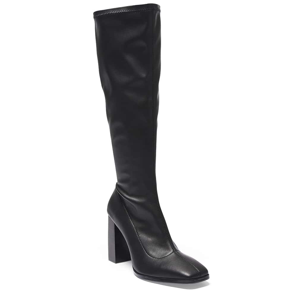 Damsel Boot in Black Smooth | Ravella | Shoe HQ