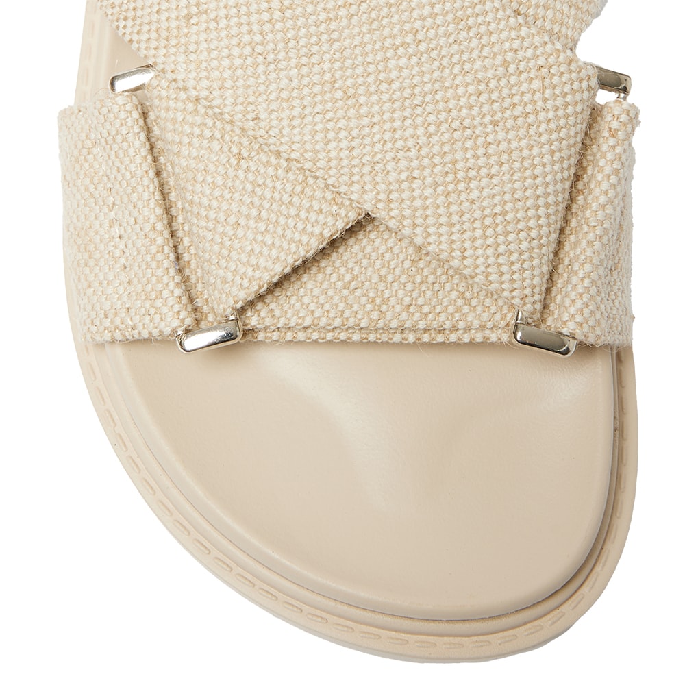 Fabian Sandal in Natural Linen