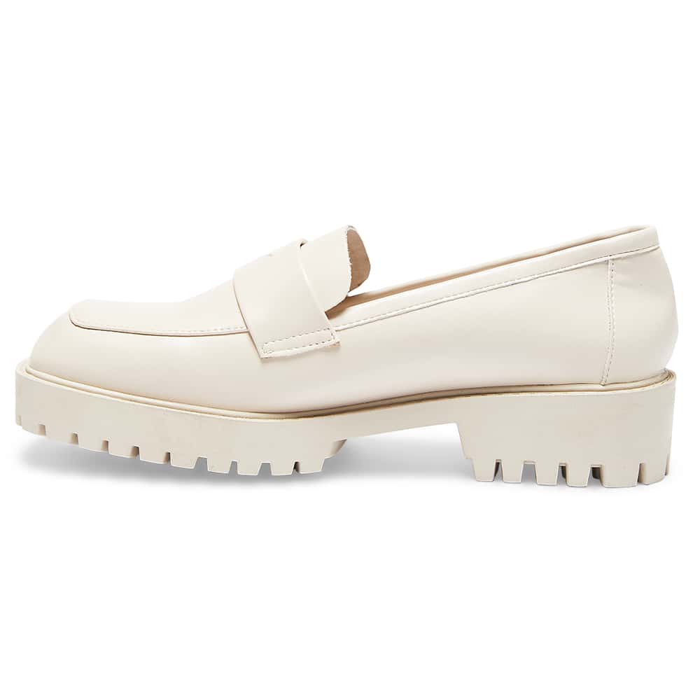 System Loafer in Bone Smooth