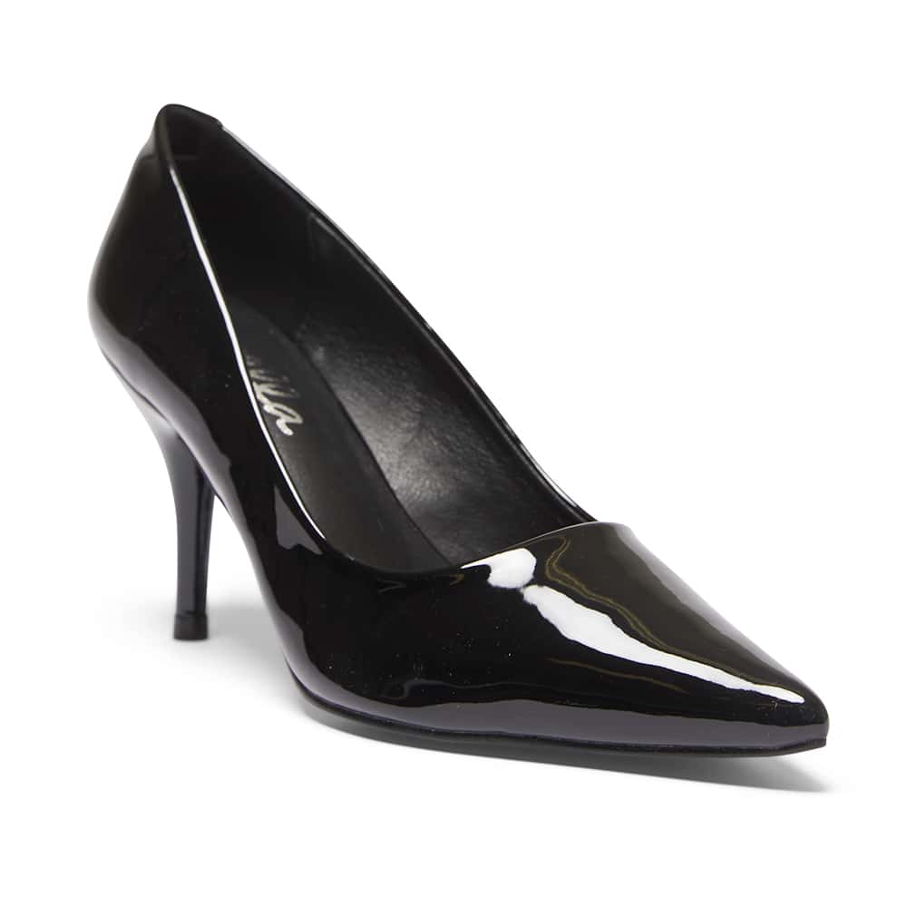 Wendy Heel in Black Smooth | Ravella | Shoe HQ