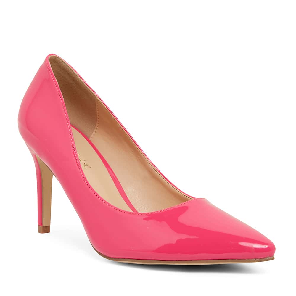 VERSACE Pin-Point patent-leather pumps | NET-A-PORTER