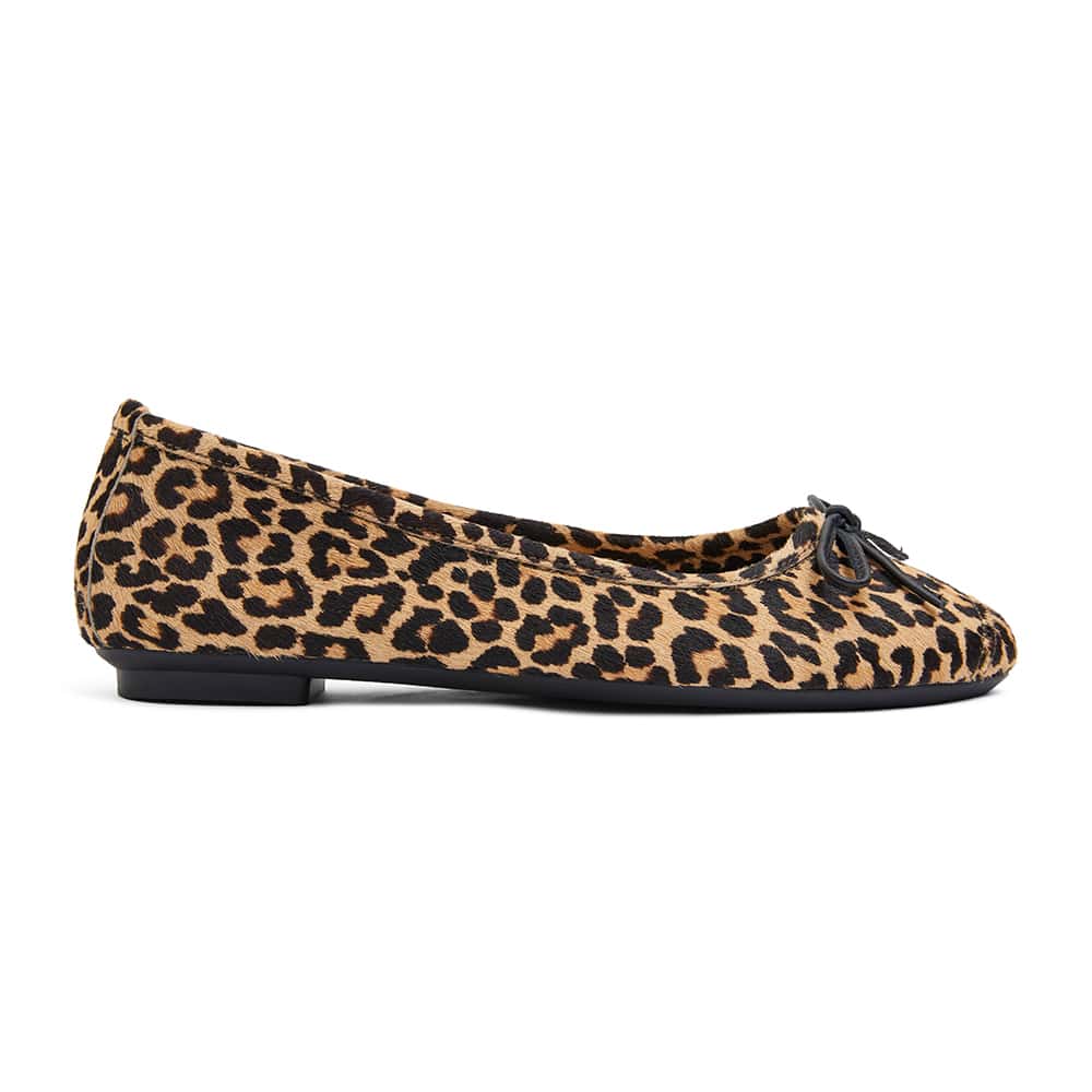 Alexa Ballet Flat in Animal Leather | Sandler | Shoe HQ