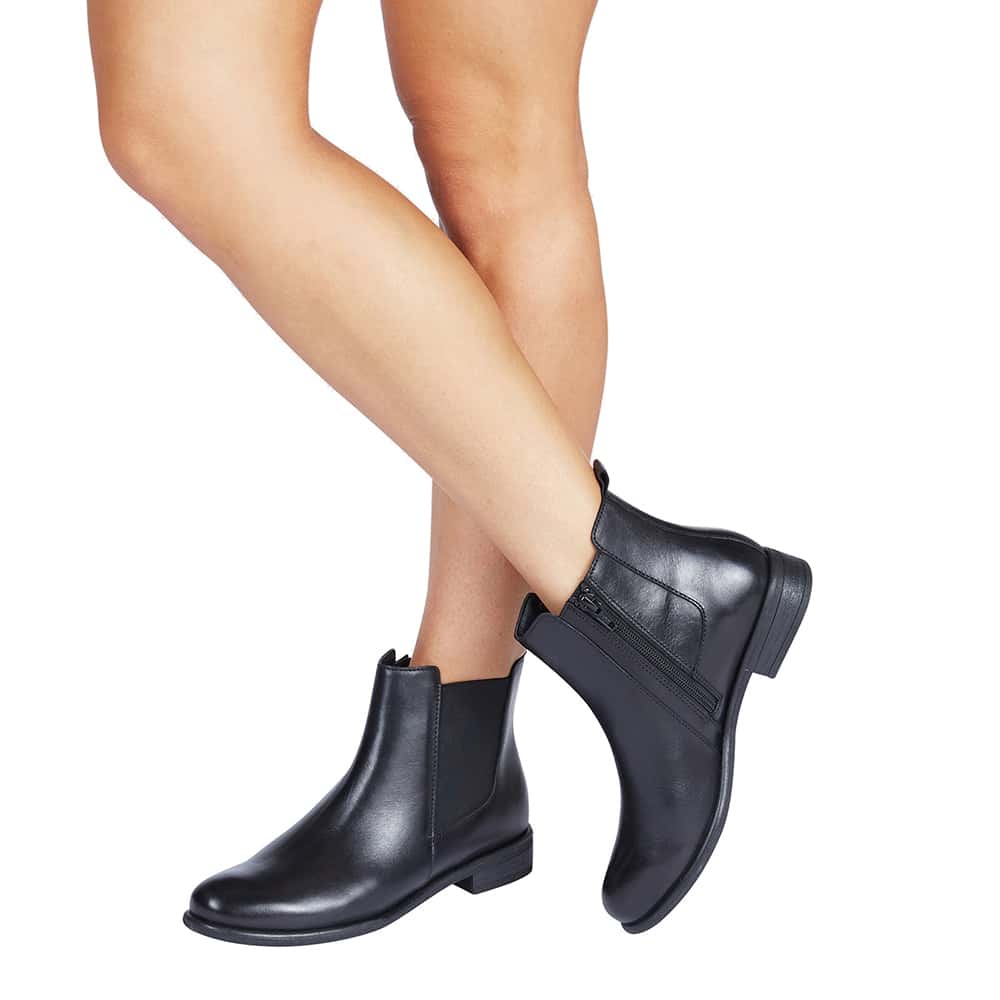 Bogart Boot in Black Leather | Sandler | Shoe HQ