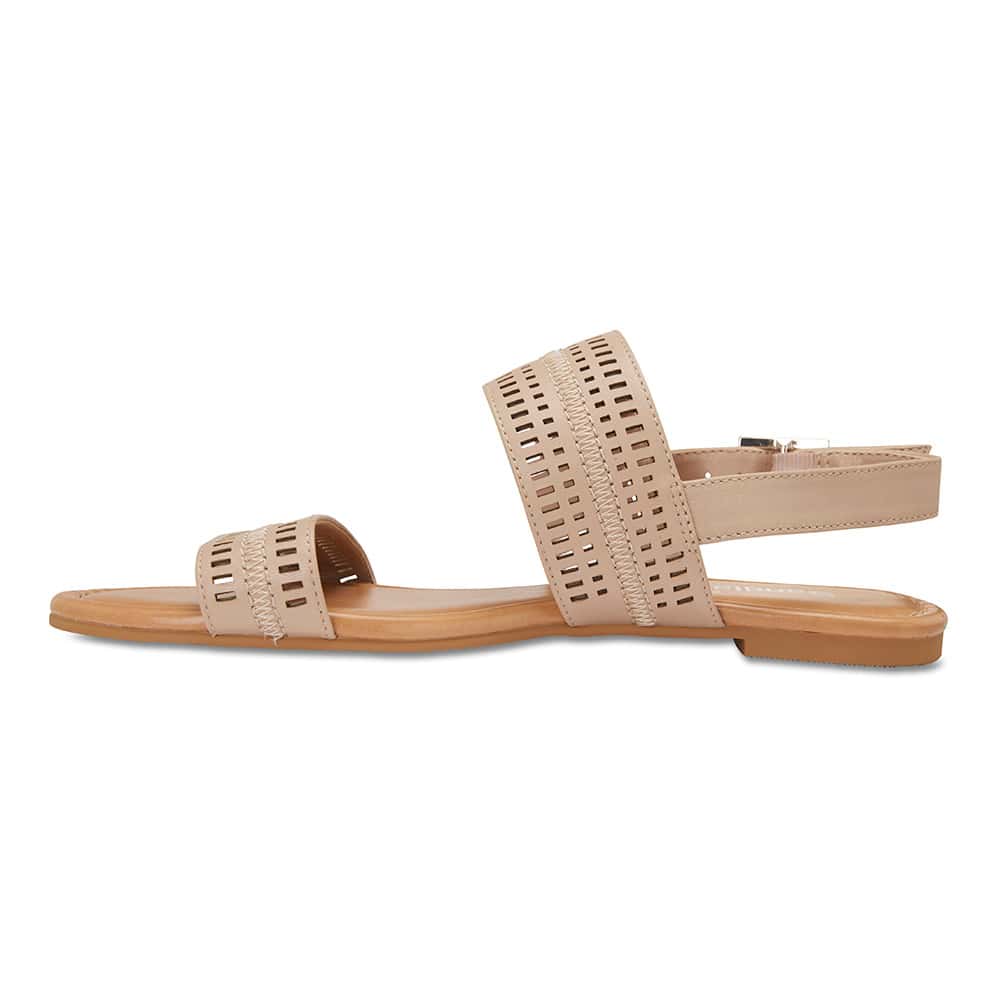 Dainty Sandal in Nude Leather