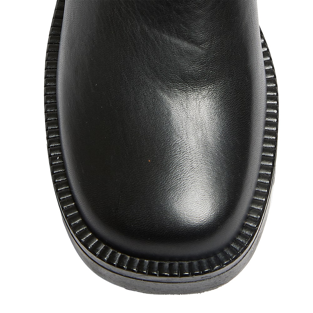 Damon Boot in Black Leather