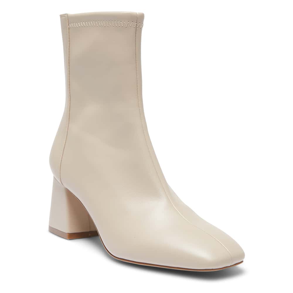 Harlow Boot in Nude Stretch Smooth