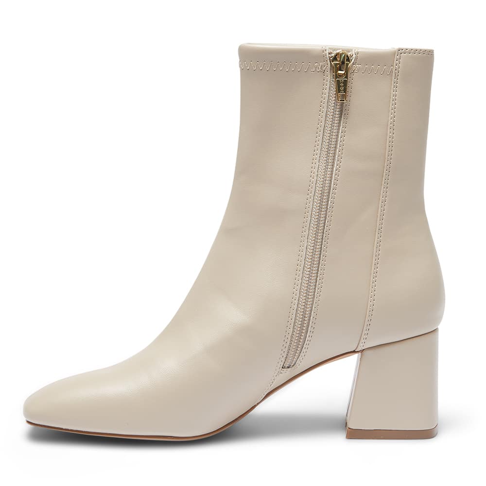 Harlow Boot in Nude Stretch Smooth