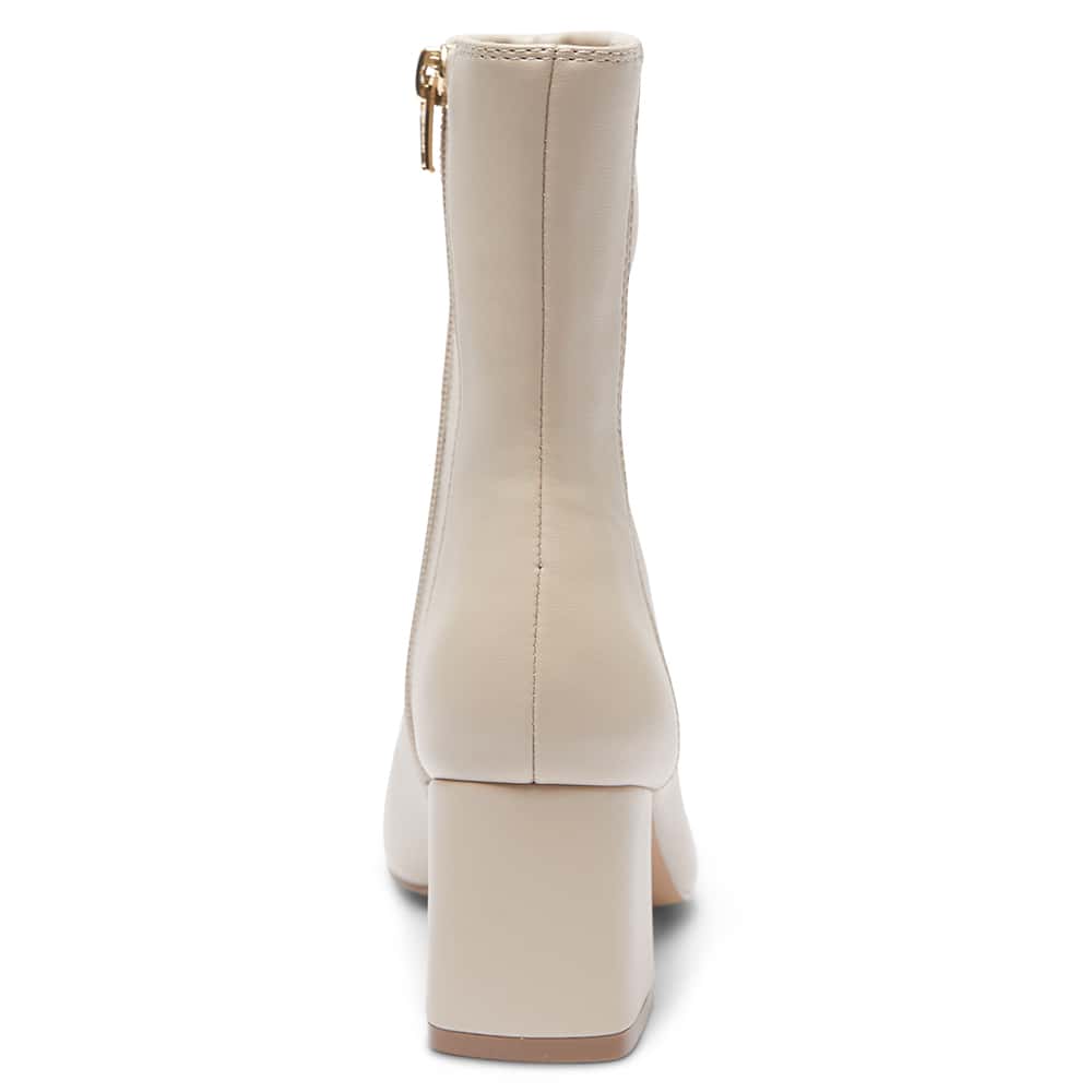 Harlow Boot in Nude Stretch Smooth