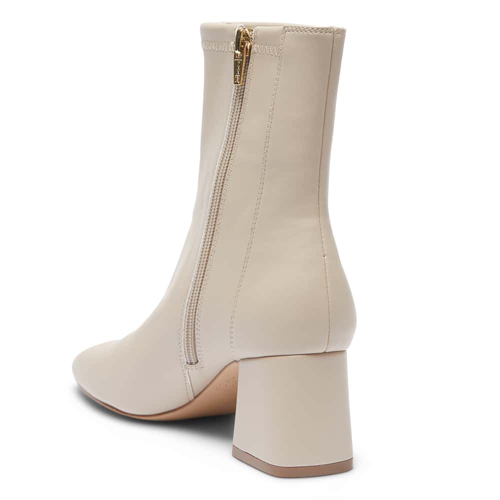 Harlow Boot in Nude Stretch Smooth