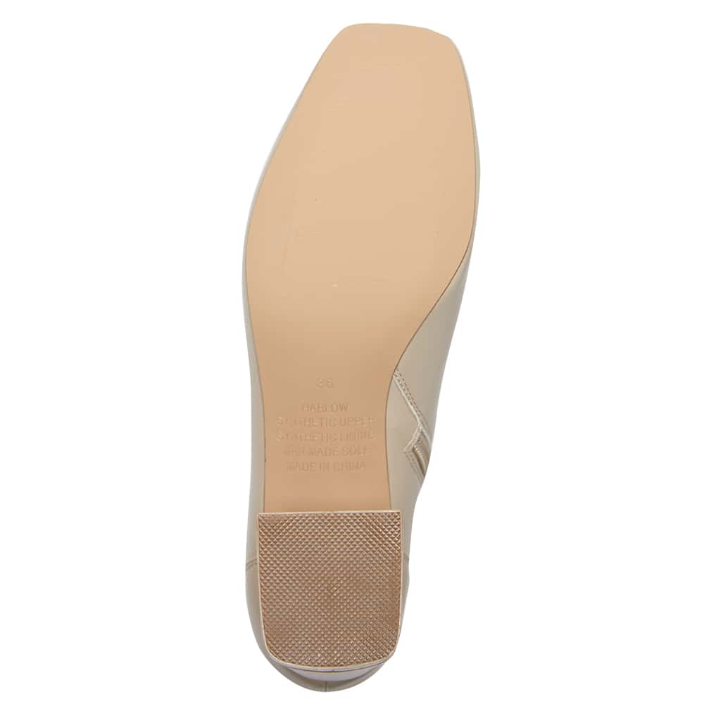 Harlow Boot in Nude Stretch Smooth