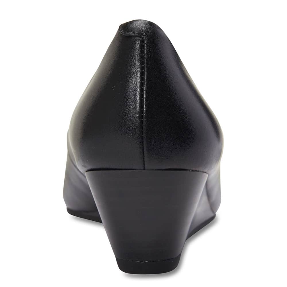 Henry Heel In Black Leather 