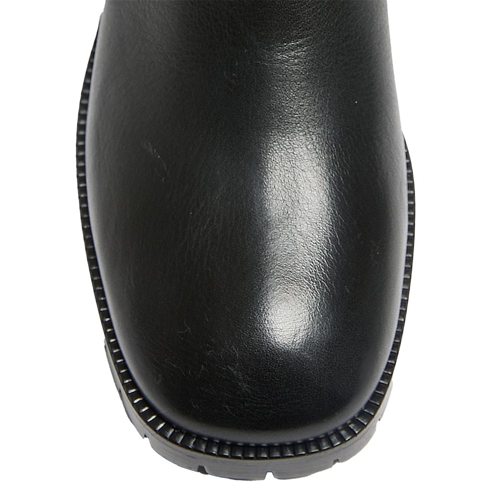 Hudson Boot in Black Leather