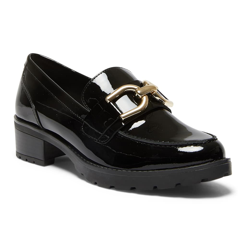 Impress Loafer in Black Patent