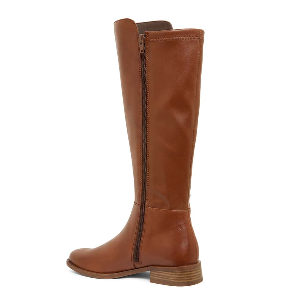 Jackpot Boot in Mid Brown Leather | Sandler | Shoe HQ