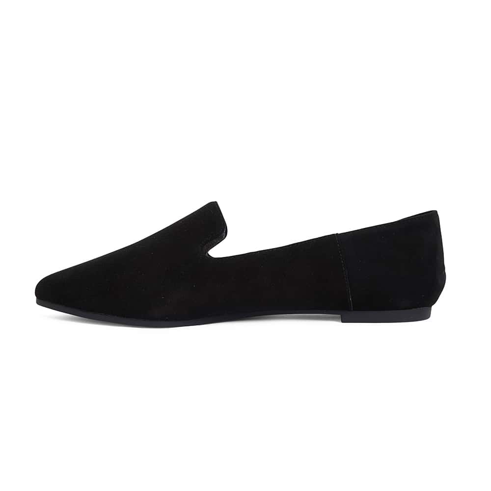 Sandler | Liana Flat in Black Suede