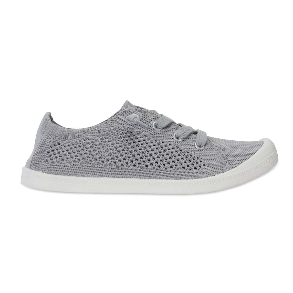 Lock Sneaker in Grey Fabric