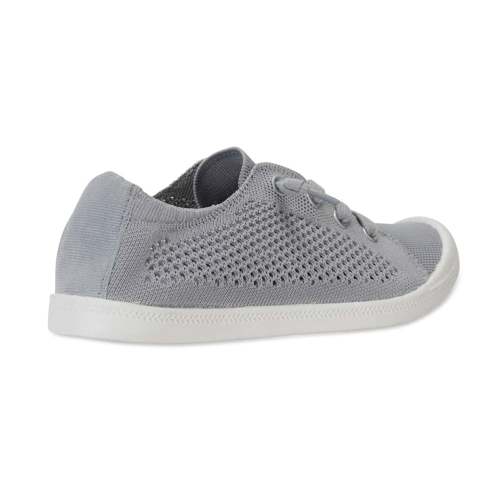 Lock Sneaker in Grey Fabric