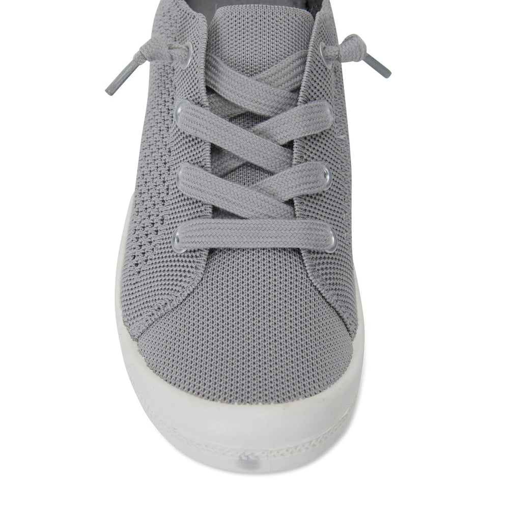 Lock Sneaker in Grey Fabric