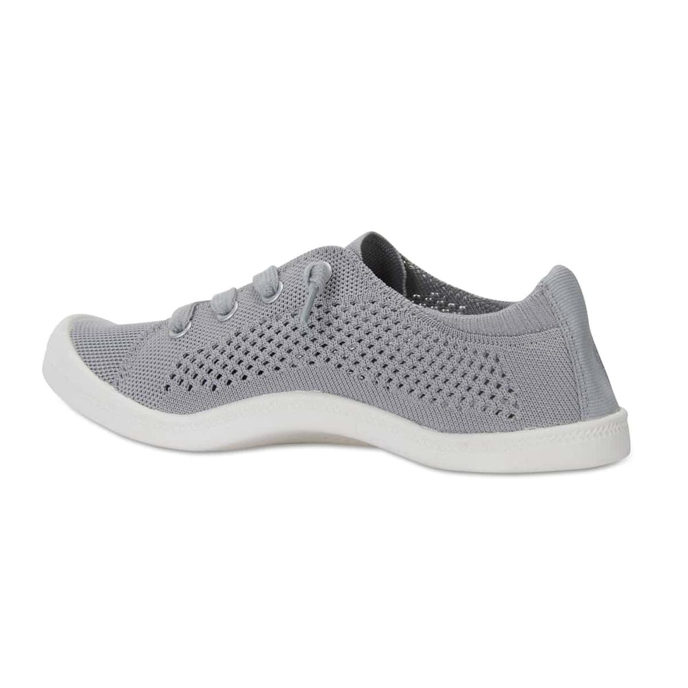 Lock Sneaker in Grey Fabric