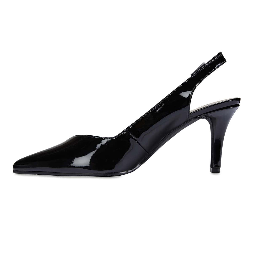 Sandler | Maestro Heel in Black Patent