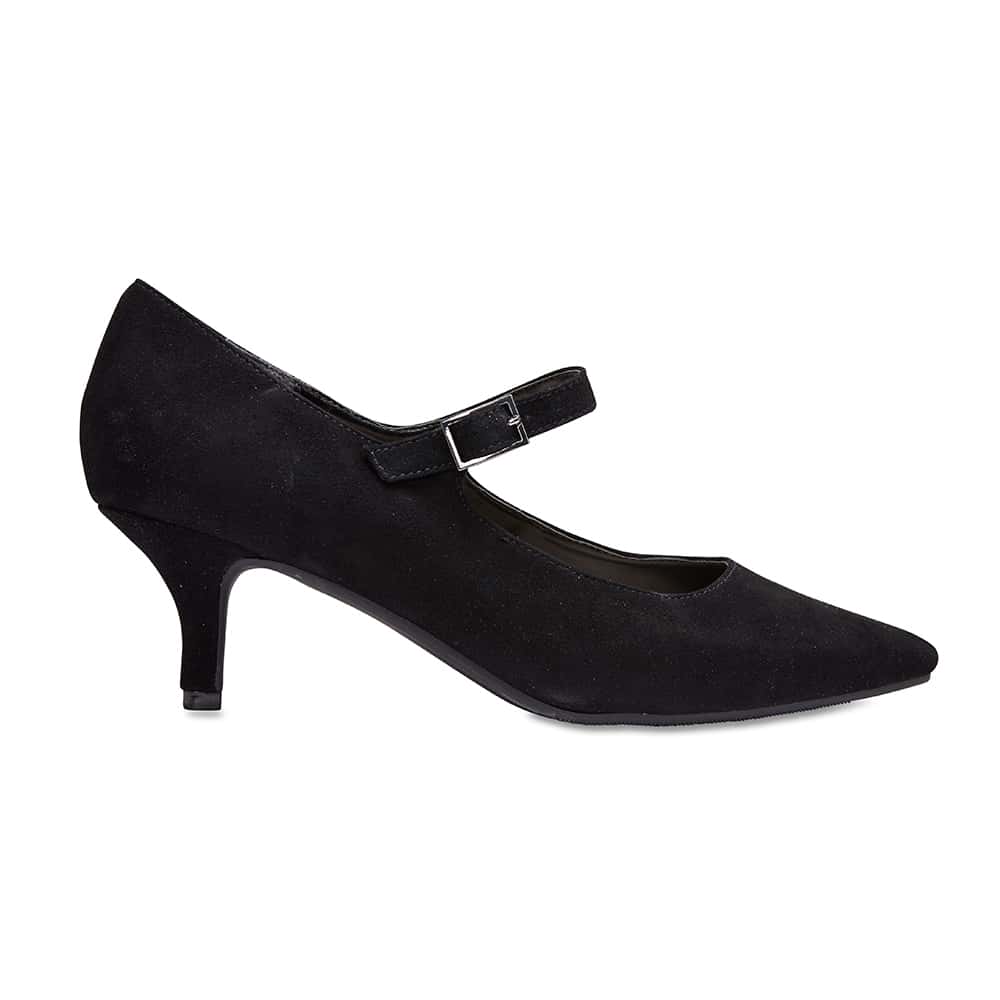 Sandler | Neon Heel in Black Suede