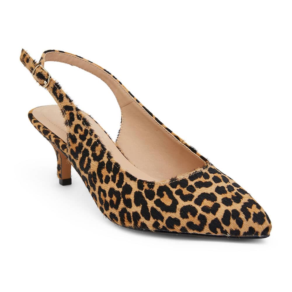 Sandler | Nina Heel in Animal Fabric