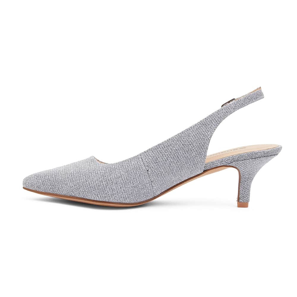 Sandler | Nina Heel in Pewter Sparkle