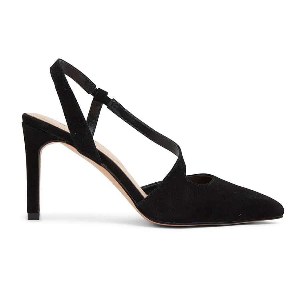 Sandler | Odessa Heel in Black Suede