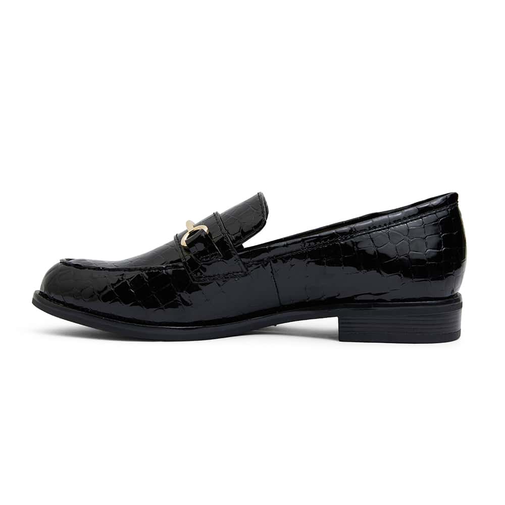 Paragon Loafer in Black Croc Leather | Sandler | Shoe HQ