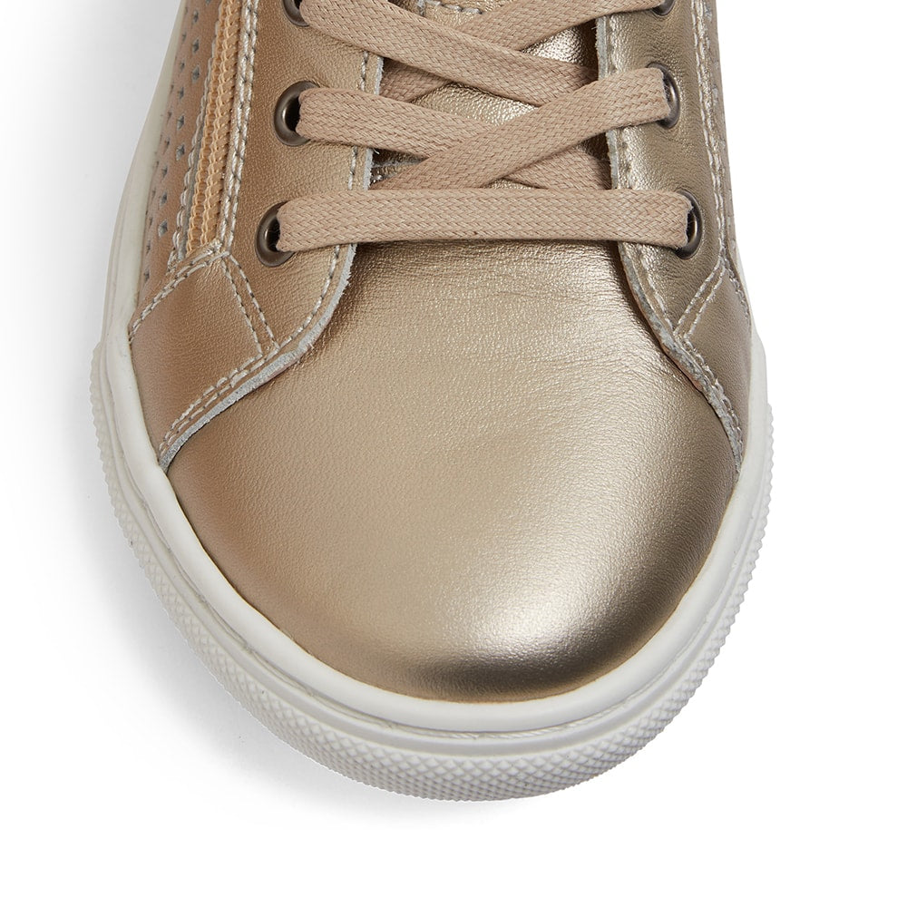 Rio Sneaker in Soft Gold Leather